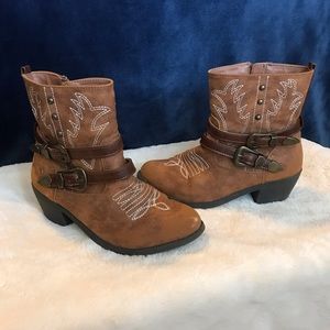 Girls western booties